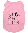 Load image into Gallery viewer, Parisian Pet 'Little Miss Attitude' Pet Shirt - Cute Dog & Cat Shirt, Pink
