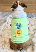 Load image into Gallery viewer, Parisian Pet 'Pineapple' Dog Shirt – Tropical Cotton Pet T-Shirt for Dogs & Cats-Saint Patrick's Day
