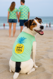 Parisian Pet 'Pineapple' Dog Shirt – Tropical Cotton Pet T-Shirt for Dogs & Cats-Saint Patrick's Day