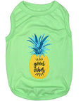 Load image into Gallery viewer, Parisian Pet 'Pineapple' Dog Shirt – Tropical Cotton Pet T-Shirt for Dogs & Cats-Saint Patrick's Day
