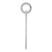 Sterling Silver Laser Etched Boston Terrier Dog Pendant, 19mm