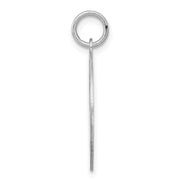 Sterling Silver Laser Etched Scottish Terrier Dog Pendant, 19mm