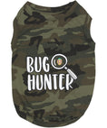 Load image into Gallery viewer, Parisian Pet 'Bug Hunter' Dog Shirt – Small Dog Casual Outfit with Funny Slogan for Dogs & Cats, Green
