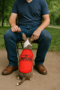 Load image into Gallery viewer, Parisian Pet 'The Manipulator' Playful Slogan Dog Shirt – Breathable Cotton Pet Wear for Dogs & Cats, Red
