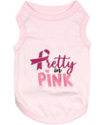 Load image into Gallery viewer, Parisian Pet 'Pretty in Pink' Fashionable Pink Pet T-Shirt – Comfortable Embroidered Dog Wear for All Occasions, Pink
