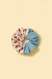 Gingerbread Man Joy Handmade Scrunchie 