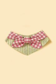 Picnic Bliss Floral Gingham Print Bandana 