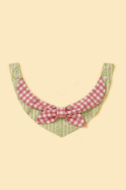 Picnic Bliss Floral Gingham Print Bandana 