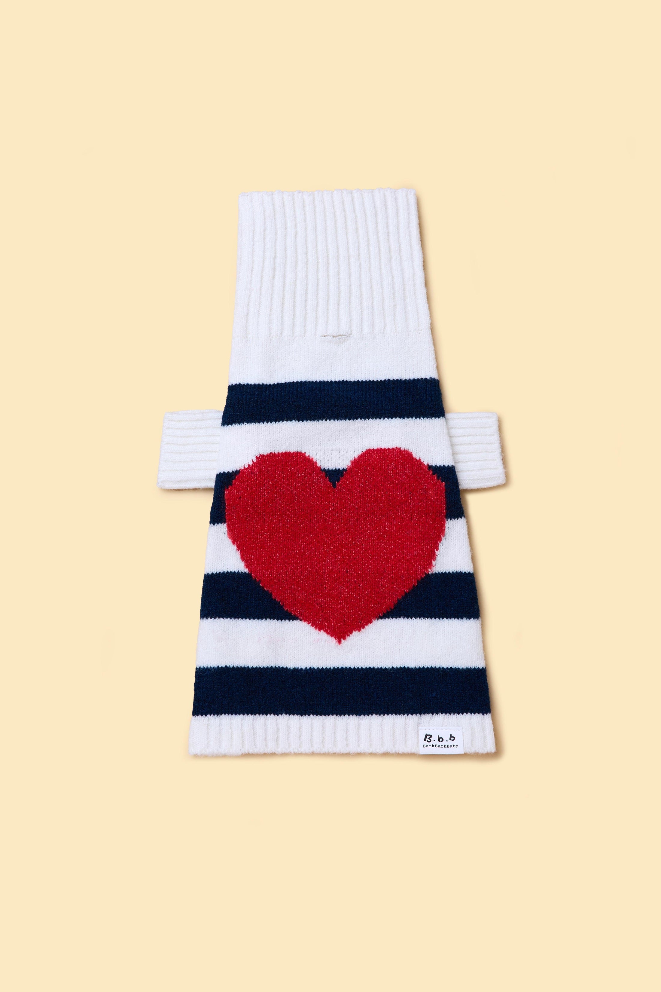 Sailor of My Heart Striped Turtleneck Sweater - Southlake Paws