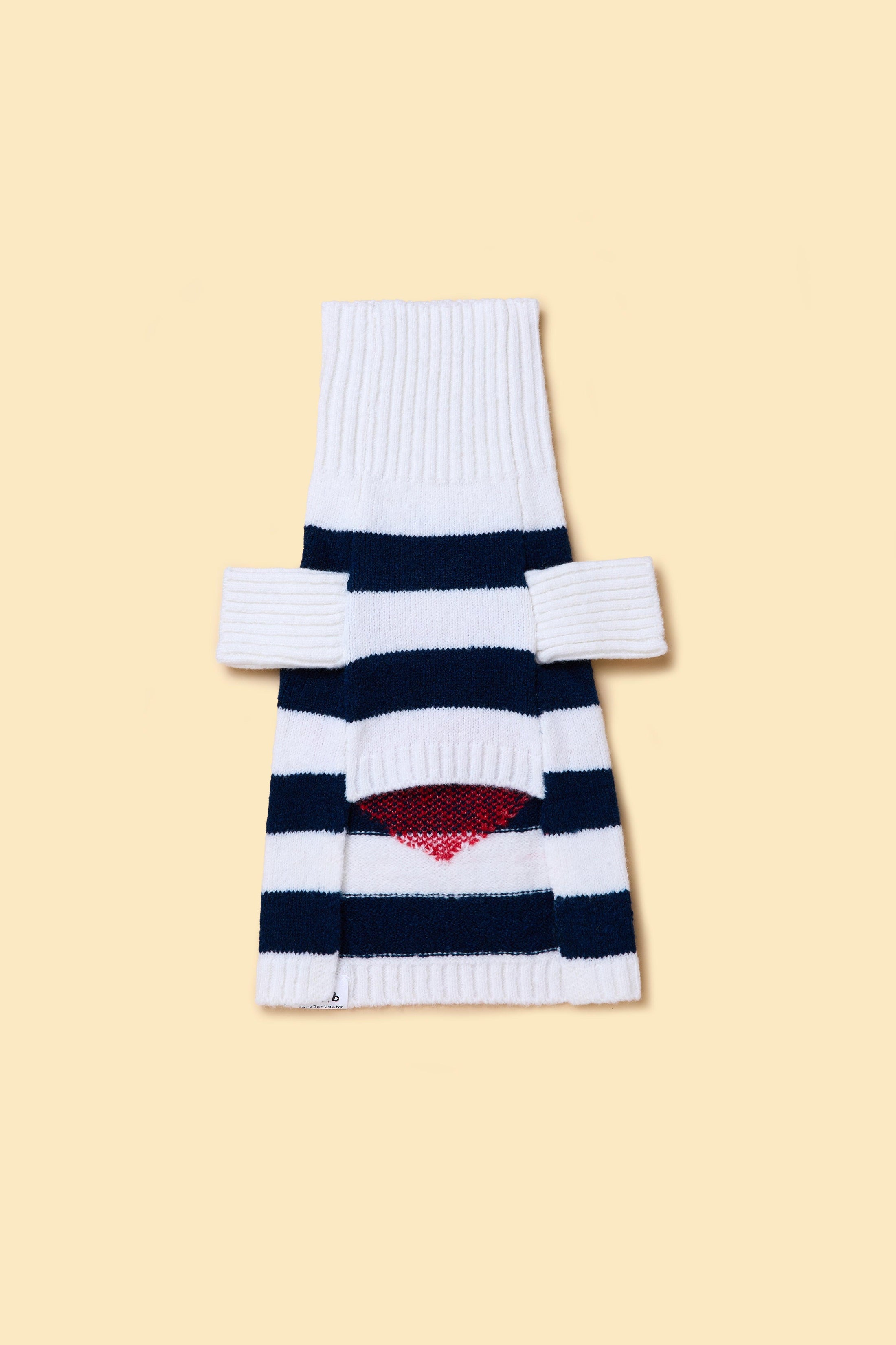 Sailor of My Heart Striped Turtleneck Sweater - Southlake Paws