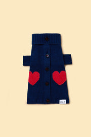 Heart to Heart Button-Up Cardigan Sweater 