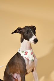 Strawberry Fields Butter Yellow Triangle Bandana 