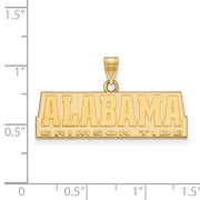14k Yellow Gold U. of Alabama Small Pendant