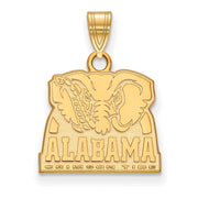 14k Gold Plated Silver U. of Alabama Small Logo Pendant