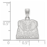 Sterling Silver U. of Alabama Small Logo Pendant
