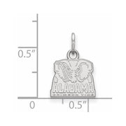 10k White Gold U. of Alabama XS (Tiny) Logo Charm or Pendant