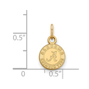 10k Yellow Gold U. of Alabama XS (Tiny) Charm or Pendant