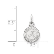 14k White Gold U. of Alabama XS (Tiny) Logo Charm or Pendant