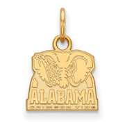 14k Gold Plated Silver U. of Alabama XS (Tiny) Charm or Pendant