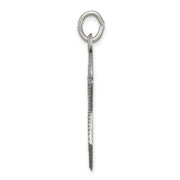 Sterling Silver Antiqued Star of David Pendant, 22 x 25mm (1 Inch)