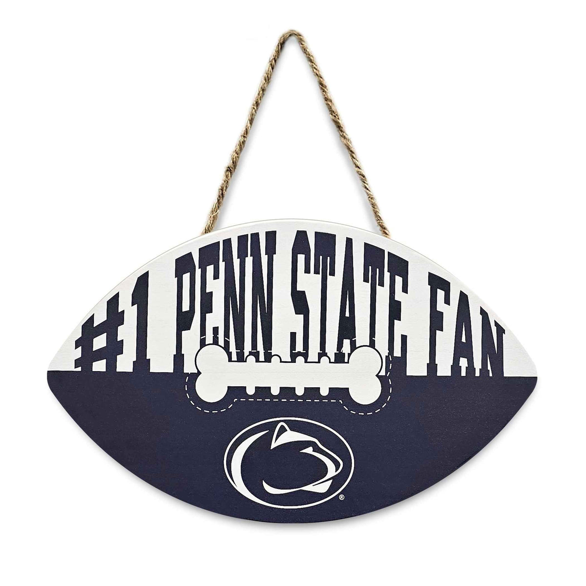 Penn State Football Shape Sign