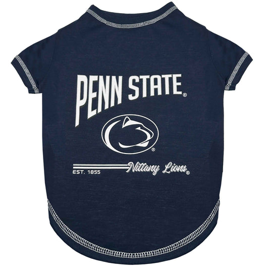 NCAA Pennsylvania State University Nittany Lions Bold City Text Dog T-Shirt