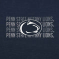 Load image into Gallery viewer, NCAA Pennsylvania State University Nittany Lions Striped Text Dog T-Shirt
