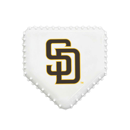 San Diego Padres Hard Nylon Homeplate Chew Toy