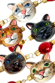 Palatial Cats Glass Tree Garland 