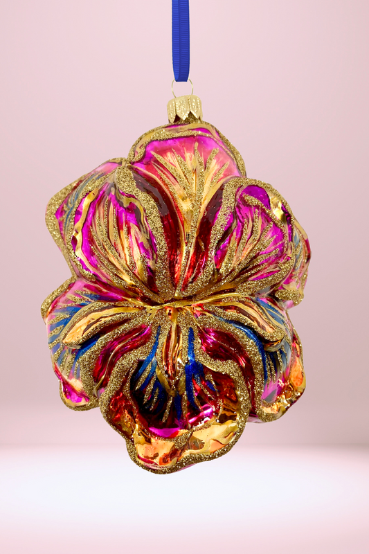 Passionate Delight Iris Polish Glass Ornament - Southlake Paws
