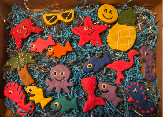 Organic PAWaquarium Dog Cookie Box