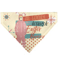 Load image into Gallery viewer, Pet Bandana - A Christmas Story Easter Bunny Ralphie Pose and House Pastels
