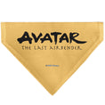 Load image into Gallery viewer, Pet Bandana - AVATAR THE LAST AIRBENDER Action Pose and Title Logo Yellow
