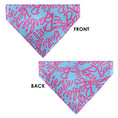 Load image into Gallery viewer, Pet Bandana - BARBIE Autograph Script Scattered Blue/Pink
