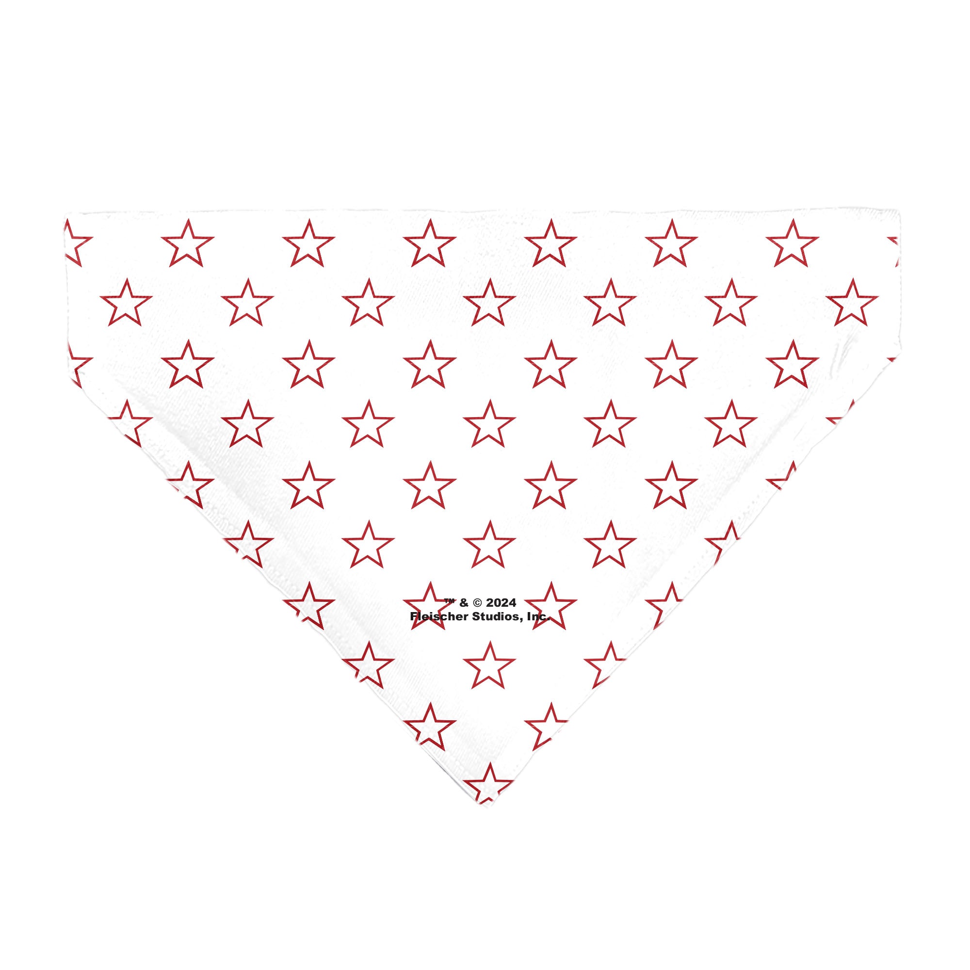 Pet Bandana - Bandana BETTY BOOP Face Heart and Text Stars White/Red