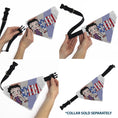 Load image into Gallery viewer, Pet Bandana - Betty Boop USA Stars and Stripes Pose White/Red/Blue
