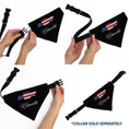Load image into Gallery viewer, Pet Bandana - CHEVROLET Script and Americana Bowtie Black
