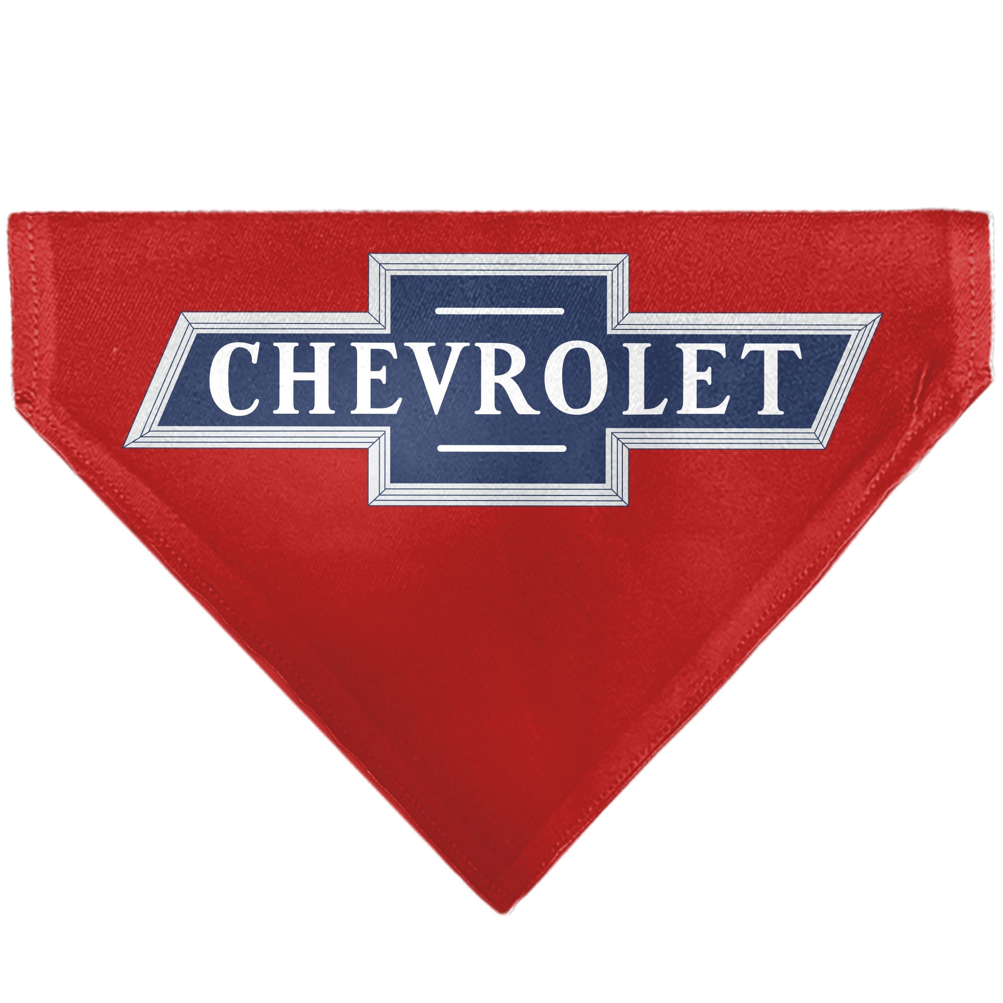 Pet Bandana - CHEVROLET 1940 Bowtie Text Logo Red/White/Blue
