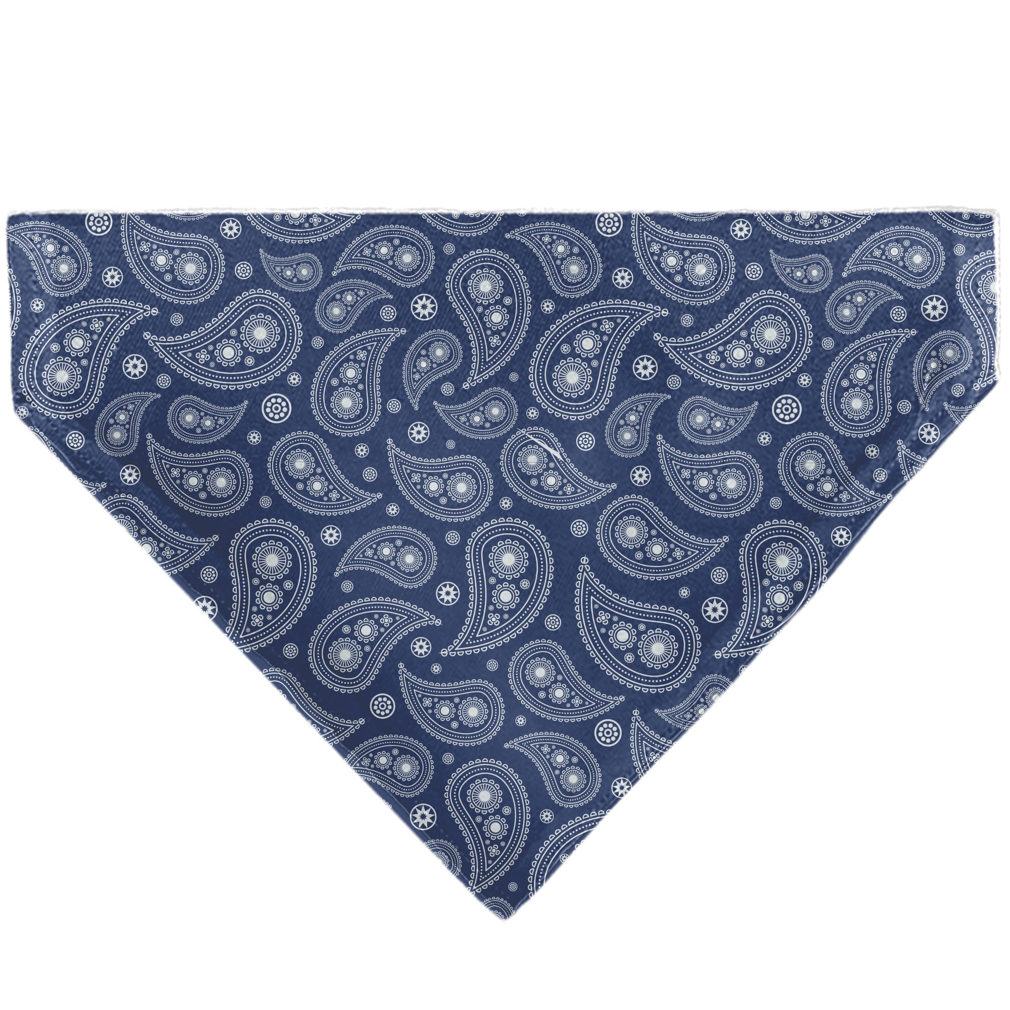 Pet Bandana - CHEVROLET 1940 Bowtie Text Logo Paisley Blue/White