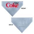Load image into Gallery viewer, Pet Bandana - DIET COKE Logo Gray/Black/Red

