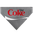 Load image into Gallery viewer, Pet Bandana - DIET COKE Logo Gray/Red/White
