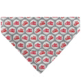 Load image into Gallery viewer, Pet Bandana - DIET COKE Bottle Caps Scattered Grays/White/Red
