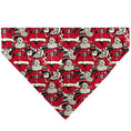 Load image into Gallery viewer, Pet Bandana - Coca-Cola Santa Claus Holiday Poses Stacked Red
