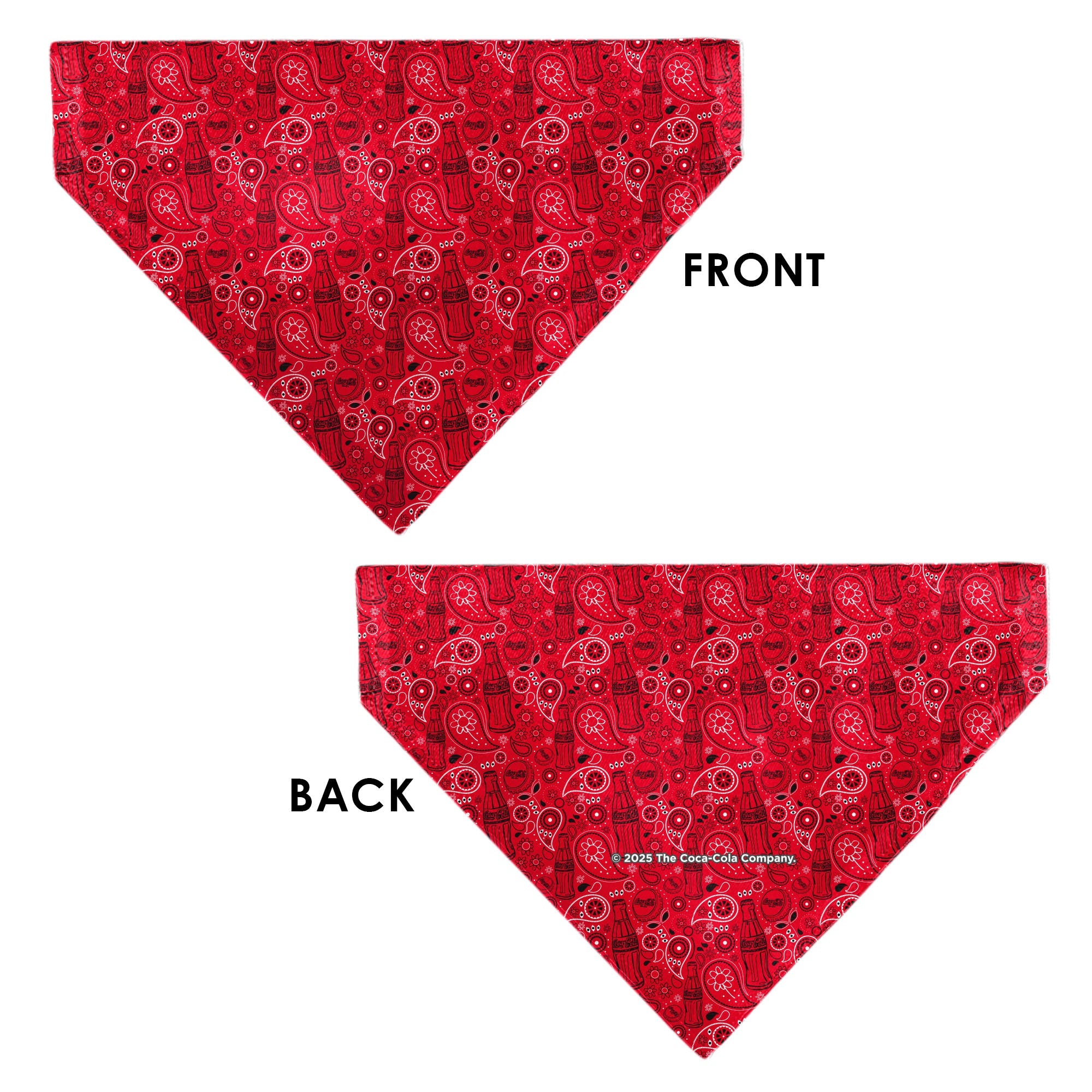 Pet Bandana - Coca-Cola Icons Bandana Collage Red/Black/White