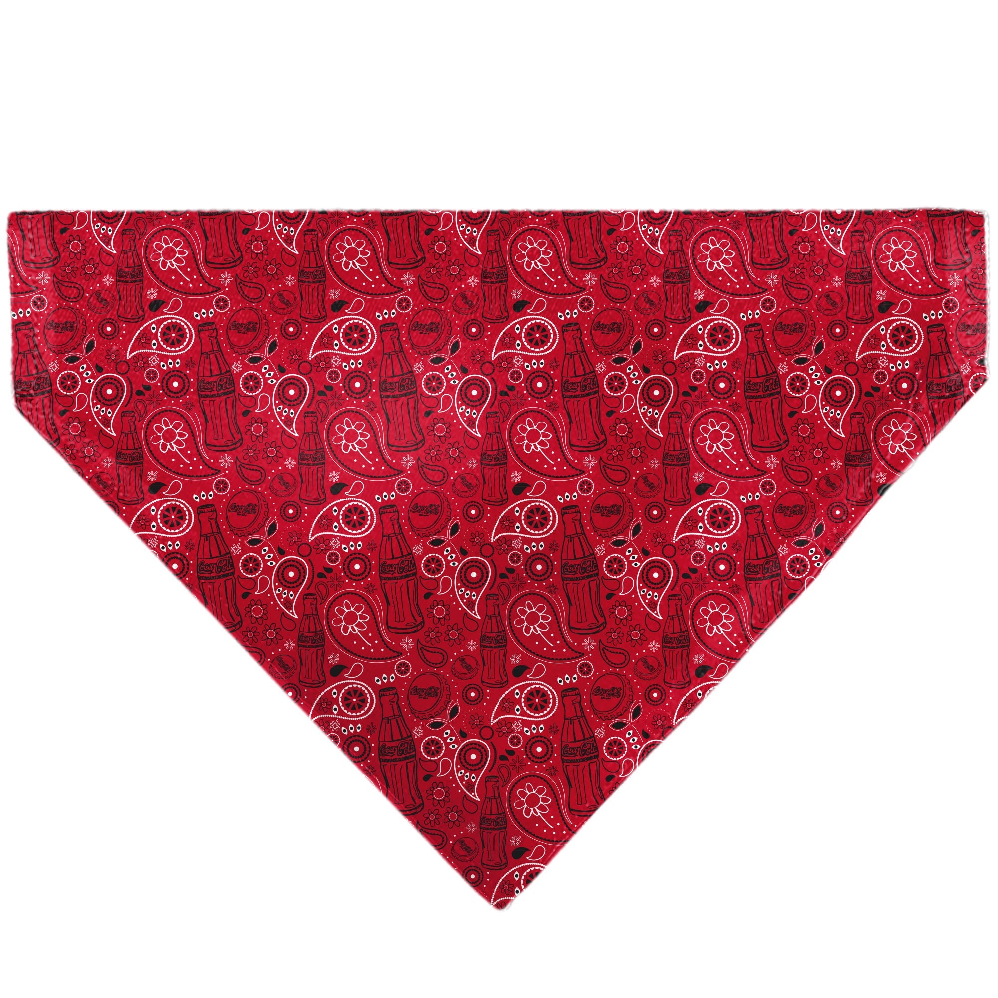 Pet Bandana - Coca-Cola Icons Bandana Collage Red/Black/White