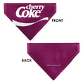 Load image into Gallery viewer, Pet Bandana - CHERRY COKE Wave Logo Burgundy/White
