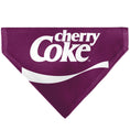 Load image into Gallery viewer, Pet Bandana - CHERRY COKE Wave Logo Burgundy/White
