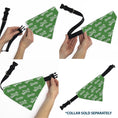 Load image into Gallery viewer, Pet Bandana - SPRITE Logo Repeat Green/White

