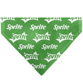 Load image into Gallery viewer, Pet Bandana - SPRITE Logo Repeat Green/White

