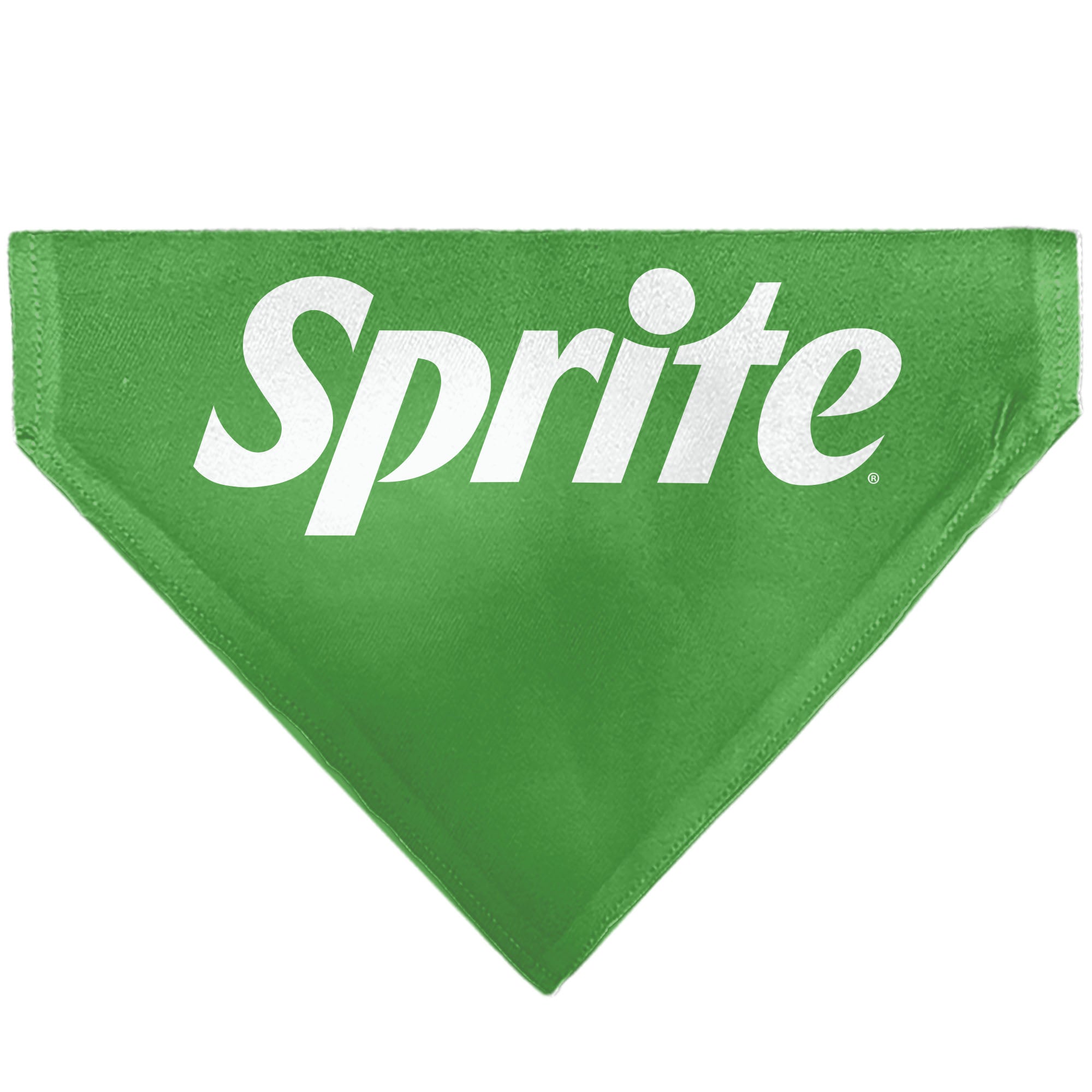 Pet Bandana - SPRITE Text Logo Green/White